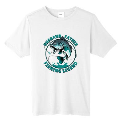 Father's Day Husband Father Fishing Legend Gift Tall Fusion ChromaSoft Performance T-Shirt