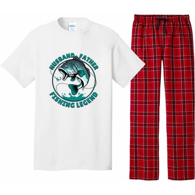 Father's Day Husband Father Fishing Legend Gift Pajama Set