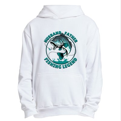 Father's Day Husband Father Fishing Legend Gift Urban Pullover Hoodie