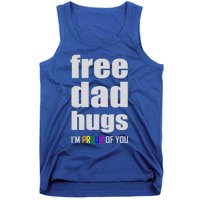 Free Dad Hugs Lgbt Pride Month Lgbtq Rainbow Flag Meaningful Gift Tank Top