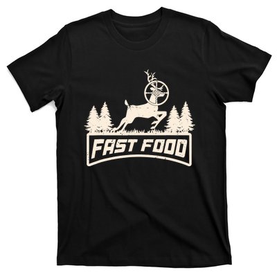 Funny Deer Hunting Season Fast Food Hunter T-Shirt