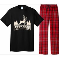 Funny Deer Hunting Season Fast Food Hunter Pajama Set