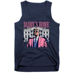 Funny DaddyS Home Trump Pin.K 2024 Take America Back 2024 Tank Top