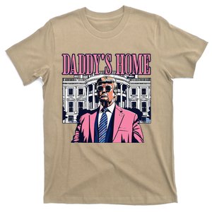 Funny DaddyS Home Trump Pin.K 2024 Take America Back 2024 T-Shirt