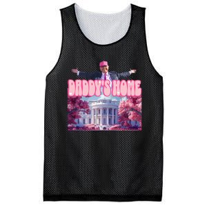 Funny DaddyS Home Trump Pink 2024 Mesh Reversible Basketball Jersey Tank