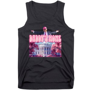 Funny DaddyS Home Trump Pink 2024 Tank Top