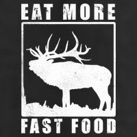 Funny Deer Hunting Season Eat More Fast Food Hunter 11oz C Handle Ceramic Mug