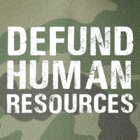 Funny Defund Human Resources Legacy Tie Dye Trucker Hat
