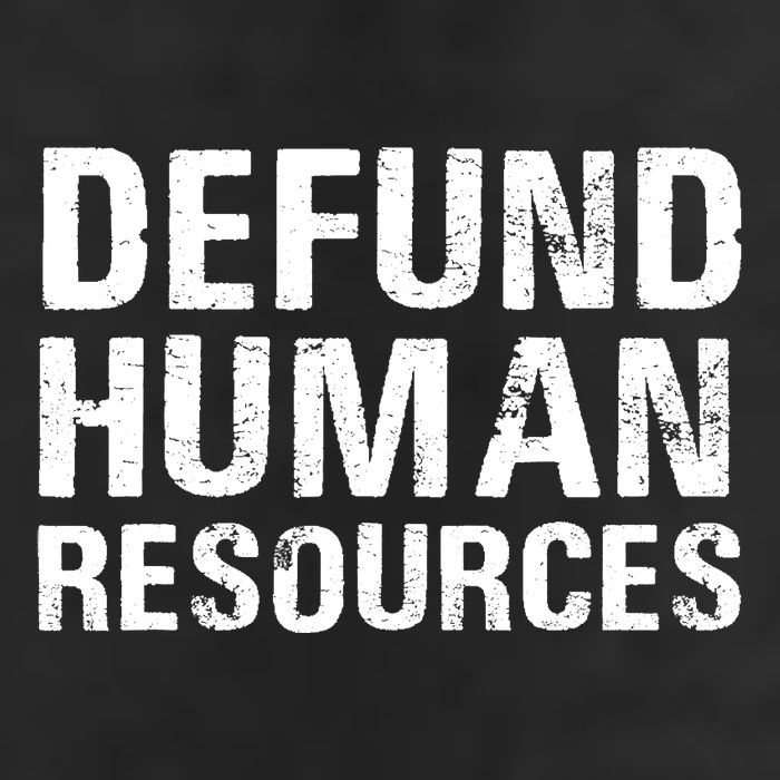 Funny Defund Human Resources 25L Jumbo Tote