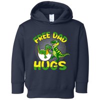 Free Dad Hugs Funny Dinosaurs Sketch Toddler Hoodie