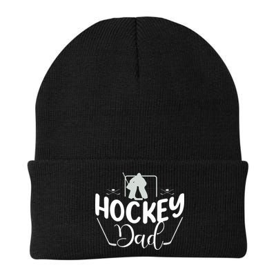 Father's Day Hockey Dad Funny Gift Hockey Dad Beanie