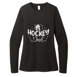 Father's Day Hockey Dad Funny Gift Hockey Dad Womens CVC Long Sleeve Shirt