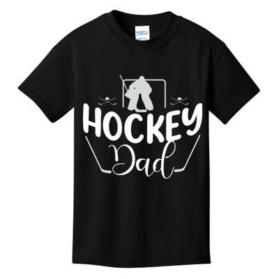 Father's Day Hockey Dad Funny Gift Hockey Dad Kids T-Shirt