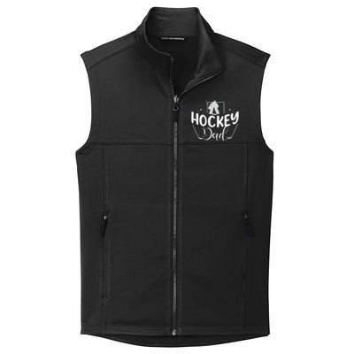 Father's Day Hockey Dad Funny Gift Hockey Dad Collective Smooth Fleece Vest