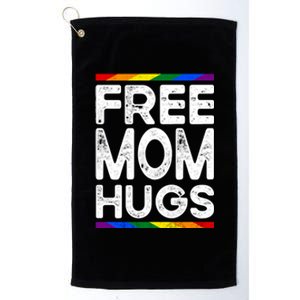 Free Dad Hugs Lgbt Supports Happy Pride Month Fathers Day Gift Platinum Collection Golf Towel