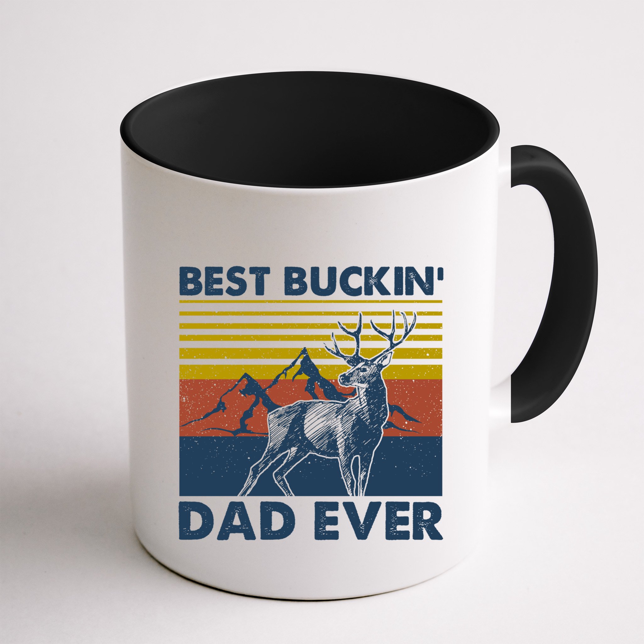 Fathers Day Hunting Gift Hunter Daddy Best Buckin Dad Ever Gift Mug