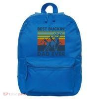 Fathers Day Hunting Gift Hunter Daddy Best Buckin Dad Ever Gift 16 in Basic Backpack