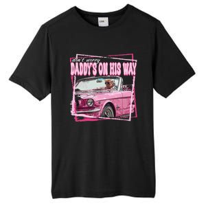 Funny DaddyS Home Trump Pink 2024 Take America Back 2024 Tall Fusion ChromaSoft Performance T-Shirt