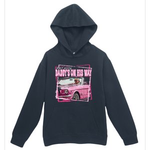 Funny DaddyS Home Trump Pink 2024 Take America Back 2024 Urban Pullover Hoodie