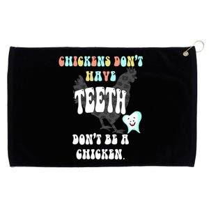 Funny Dental Hygienist Tooth Squad Humor Dentist Gift Grommeted Golf Towel