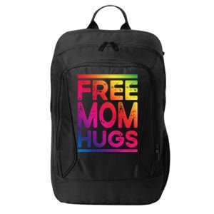 Free Dad Hugs Lgbt Supports Happy Pride Month Fathers Day Gift City Backpack