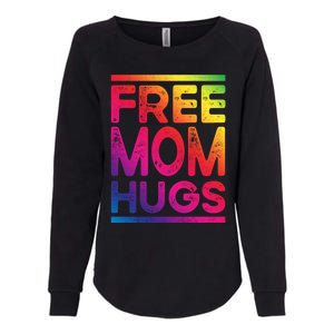 Free Dad Hugs Lgbt Supports Happy Pride Month Fathers Day Gift Womens California Wash Sweatshirt