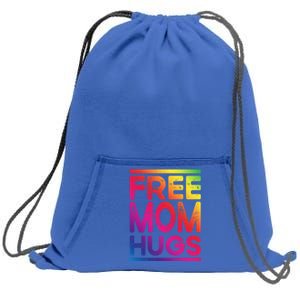 Free Dad Hugs Lgbt Supports Happy Pride Month Fathers Day Gift Sweatshirt Cinch Pack Bag