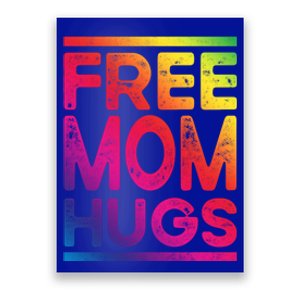 Free Dad Hugs Lgbt Supports Happy Pride Month Fathers Day Gift Poster