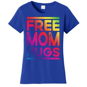 Free Dad Hugs Lgbt Supports Happy Pride Month Fathers Day Gift Women's T-Shirt