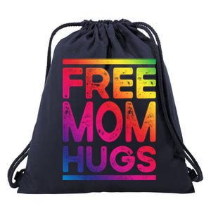 Free Dad Hugs Lgbt Supports Happy Pride Month Fathers Day Gift Drawstring Bag