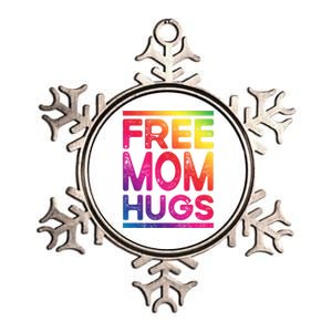 Free Dad Hugs Lgbt Supports Happy Pride Month Fathers Day Gift Metallic Star Ornament