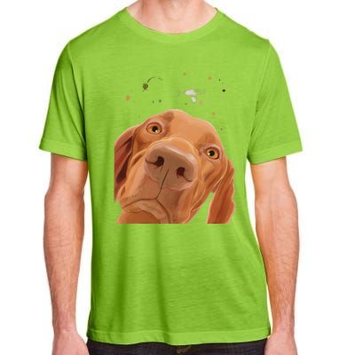 Funny Dog Hungarian Vizsla Adult ChromaSoft Performance T-Shirt