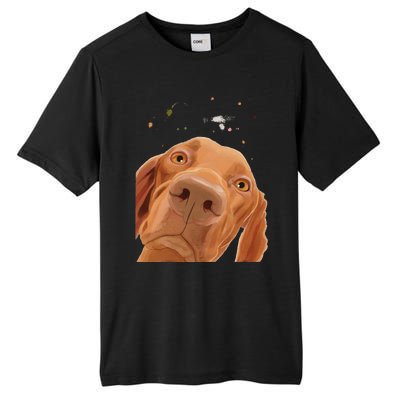 Funny Dog Hungarian Vizsla Tall Fusion ChromaSoft Performance T-Shirt