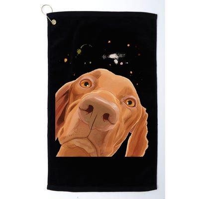 Funny Dog Hungarian Vizsla Golf Towel