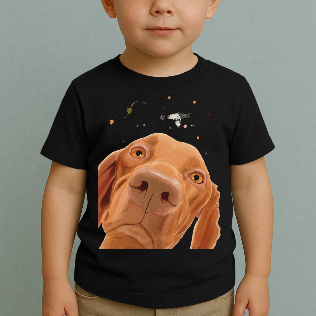 Funny Dog Hungarian Vizsla Toddler T-Shirt