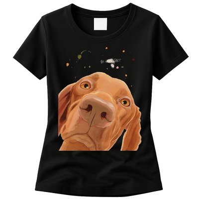 Funny Dog Hungarian Vizsla Womens T-Shirt