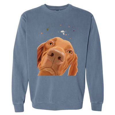 Funny Dog Hungarian Vizsla Garment-Dyed Sweatshirt