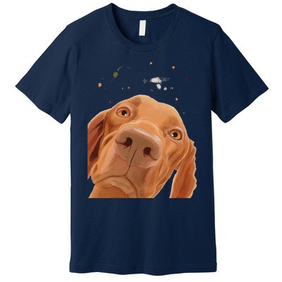 Funny Dog Hungarian Vizsla Premium T-Shirt