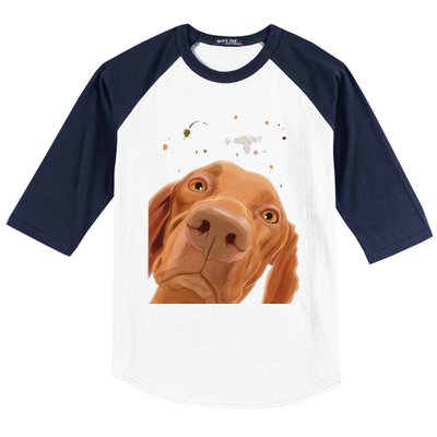 Funny Dog Hungarian Vizsla Baseball Sleeve Shirt