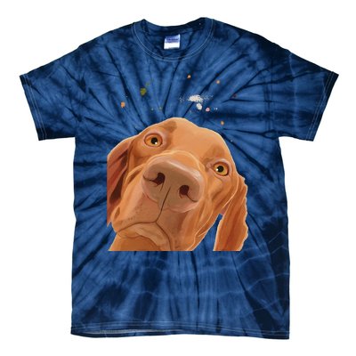 Funny Dog Hungarian Vizsla Tie-Dye T-Shirt