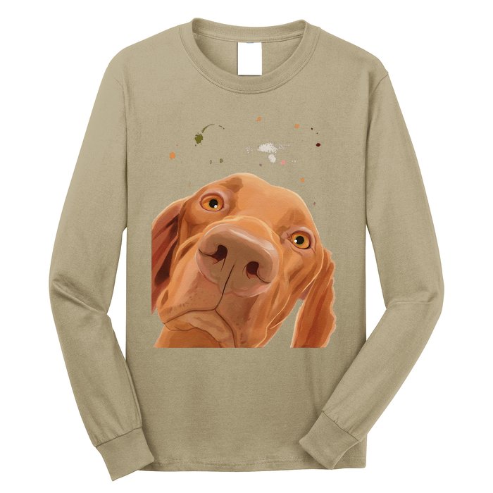 Funny Dog Hungarian Vizsla Long Sleeve Shirt