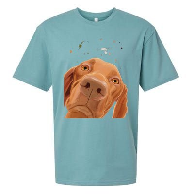 Funny Dog Hungarian Vizsla Sueded Cloud Jersey T-Shirt