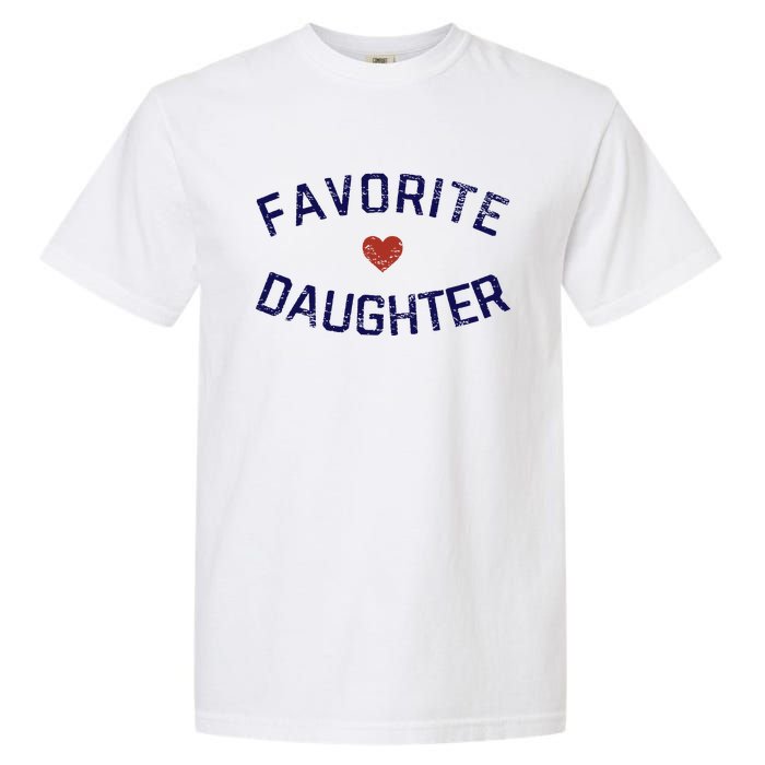 Favorite Daughter Heart Distressed Vintage Faded Garment-Dyed Heavyweight T-Shirt