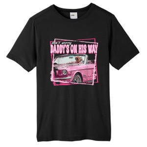 Funny DaddyS Home Trump Pink 2024 Take America Back 2024 Tall Fusion ChromaSoft Performance T-Shirt