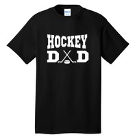 Father's Day Hockey Dad Like Normal Dad But Cooler Gift Funny Tall T-Shirt