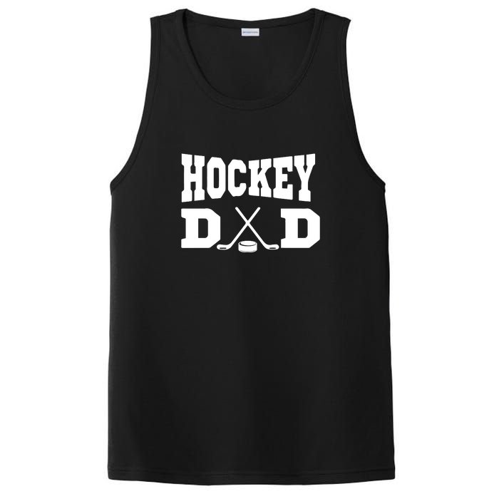 Father's Day Hockey Dad Like Normal Dad But Cooler Gift Funny PosiCharge Competitor Tank