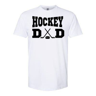 Father's Day Hockey Dad Like Normal Dad But Cooler Gift Funny Softstyle CVC T-Shirt