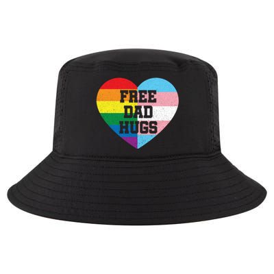 Free Dad Hugs Pride Lgbt Rainbow Flag Family Cool Gift Cool Comfort Performance Bucket Hat