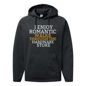 Funny Dad Handyman Hardware Store Tools Performance Fleece Hoodie