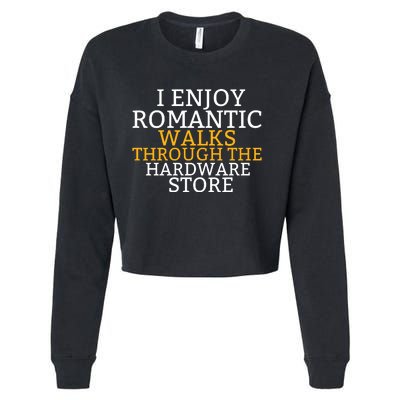 Funny Dad Handyman Hardware Store Tools Cropped Pullover Crew